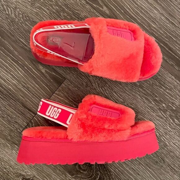 UGG Shoes - Ugg disco slide in hibiscus pink